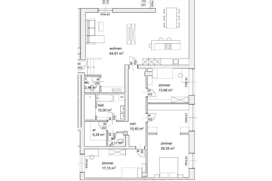Großzügige 4-Zimmer-Wohnung mit 160 m² – Perfekt für Familien, Wohnung-kauf, 744.000,€, 5110 Salzburg-Umgebung
