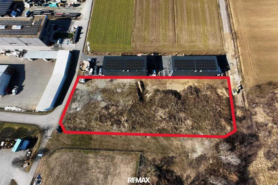 4.253 m² Gewerbegrundstück im Industriegebiet Tillmitsch – teilweise geschottert, Stromanschluss vorhanden, Gewerbeobjekt-legalform.pacht, 3.250,00,€, 8434 Leibnitz