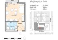 Neuwertige 1-Zimmer-Wohnung mit Balkon und Einbauküche - ab November beziehbar!