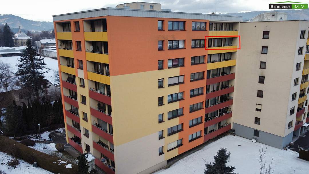 3,5 Zimmer-Wohnun im 7. OG +++ 98 m² Gesamtnutzfläche inkl. Balkon / Loggia mit traumhafter Aussicht+++