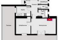 Dachterrassenhit (51m² Wohnung, 39m² Terrasse) mitten im Grünen - Gobergasse