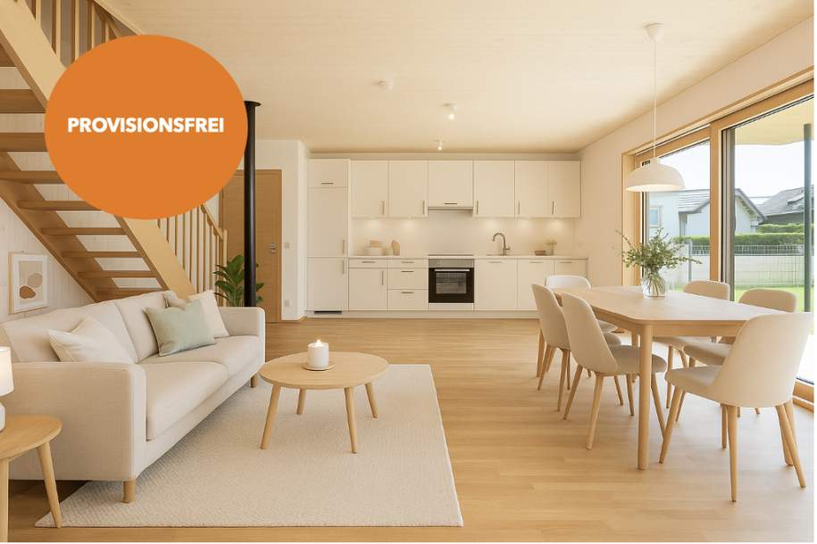 "Raum Mondsee" 6 Zi. Reihenhaus 2 Reihenhäuser & 1 Doppelhaushälfte, Haus-kauf, 825.000,€, 5310 Vöcklabruck