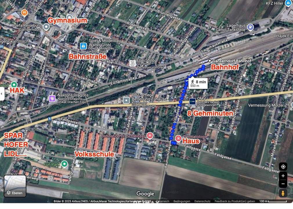 GÄNSERNDORF BESTLAGE - BAUGRUNDSTÜCK FÜR 2 HÄUSER