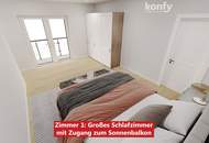 4-Zimmer mit Balkon und Top-Grundriss im Grazer Süden! Jetzt besichtigen und Böden, Fliesen und Türen vor Bezug frei wählen!