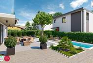 Einzigartiges Neubauprojekt in Fertigstellung 2 mal Einfamilienhäuser mit Pool und Photovoltaikanlage, BILDER und VIDEO sind KI generiert