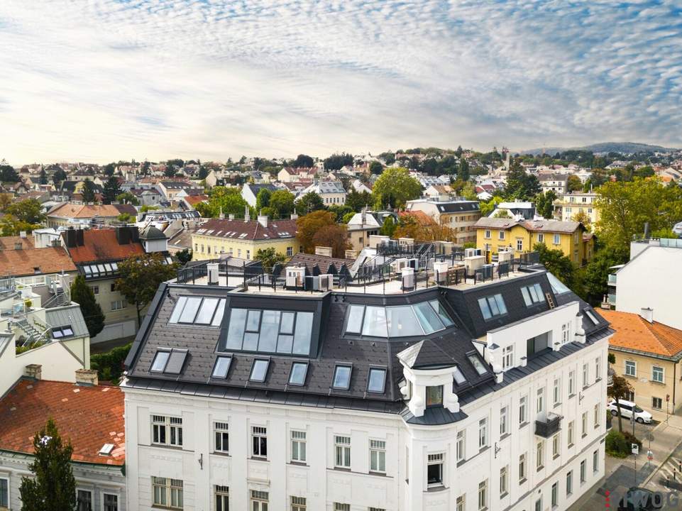 4-Zimmer Dachgeschosswohnung mit herausragender Dachterrasse und Blick auf den Schafberg | nahe dem Sternwartepark