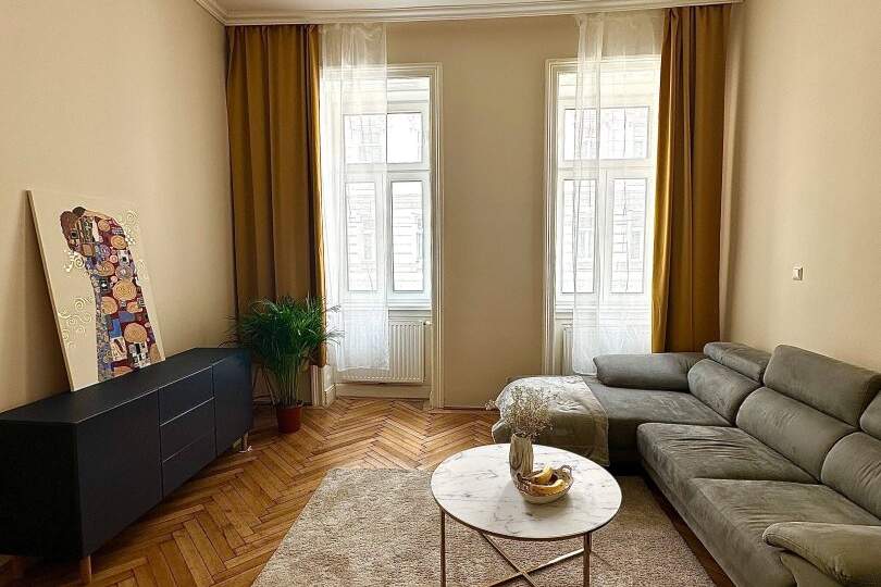 Sanierte und möblierte 2-Zimmer-Eigentumswohnung im sanierten Altbau mit Lift und Fernwärmeanschluss!, Wohnung-kauf, 219.000,€, 1120 Wien 12., Meidling