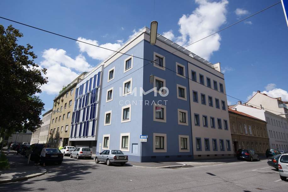 Parklage in Floridsdorf: Zweizimmerwohnung mit Garagenplatz Demmergasse 7 Top 19!, Wohnung-miete, 858,00,€, 1210 Wien 21., Floridsdorf