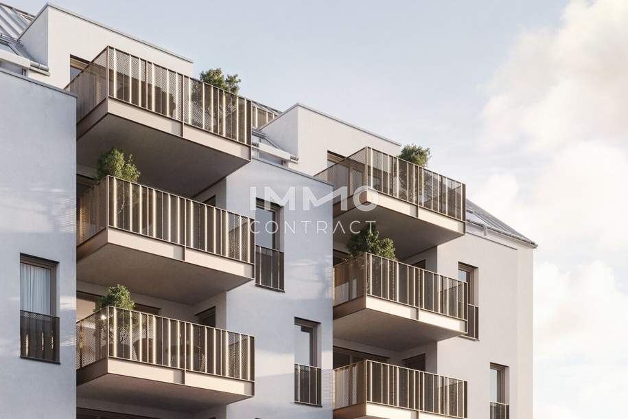 Durchdacht geschnittene 2-Zimmer-Erstbezugswohnung mit großzügigem Balkon, Wohnung-kauf, 270.700,€, 1220 Wien 22., Donaustadt