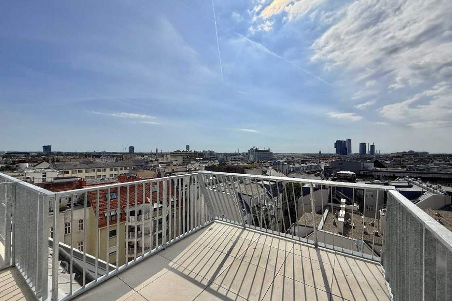 Exklusive 4-Zimmer-Dachgeschosswohnung mit Panoramablick über Wien, Wohnung-miete, 3.090,00,€, 1030 Wien 3., Landstraße
