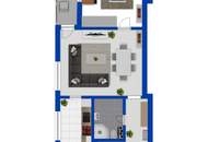 Zentrale 3-Zimmer Wohnung mit Balkon