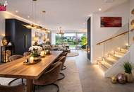 Möbliertes Designer-Doppelhaus mit Spa & Pool nahe Wien
