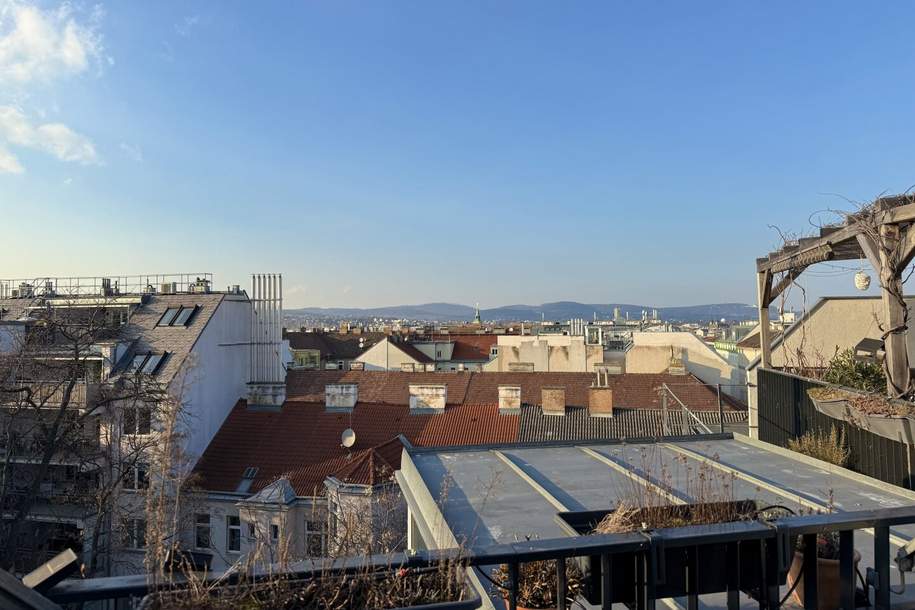 Dachgeschoss - Erstbezug nach Sanierung I Terrasse mit Fernblick I Direkt am Yppenplatz &amp; Brunnenmarkt I U-bahn Nähe, Wohnung-kauf, 499.000,€, 1160 Wien 16., Ottakring