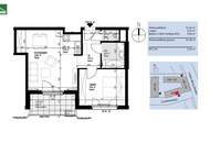 Geräumige 2-Zimmer Wohnung inkl. Einbauküche und Freifläche!