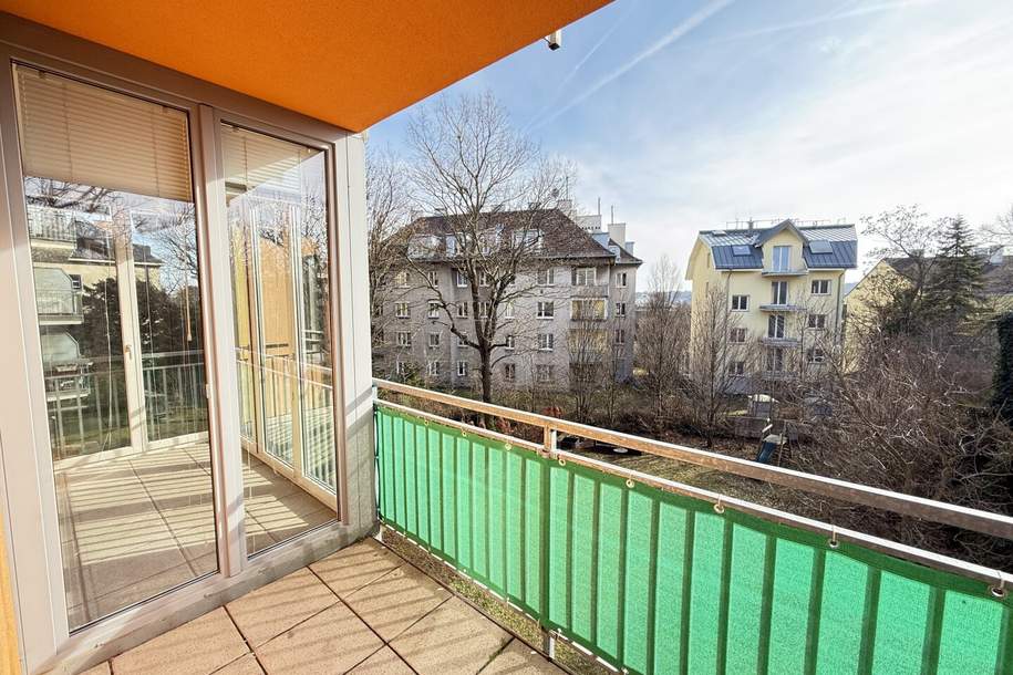 Nahe Schönbrunn: 2-Zimmer-Wohnung mit Balkon und Wintergarten sowie ein opt. Stellplatz!, Wohnung-miete, 1.390,00,€, 1140 Wien 14., Penzing