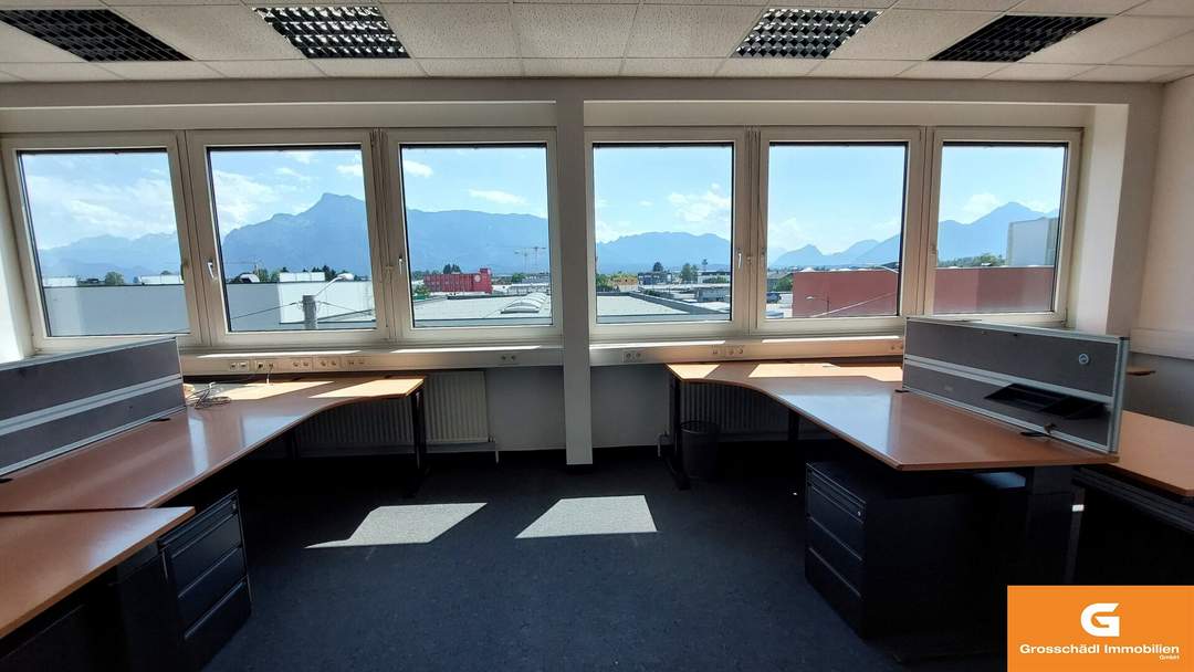 Büroetage mit Panoramablick in Salzburg Maxglan mieten