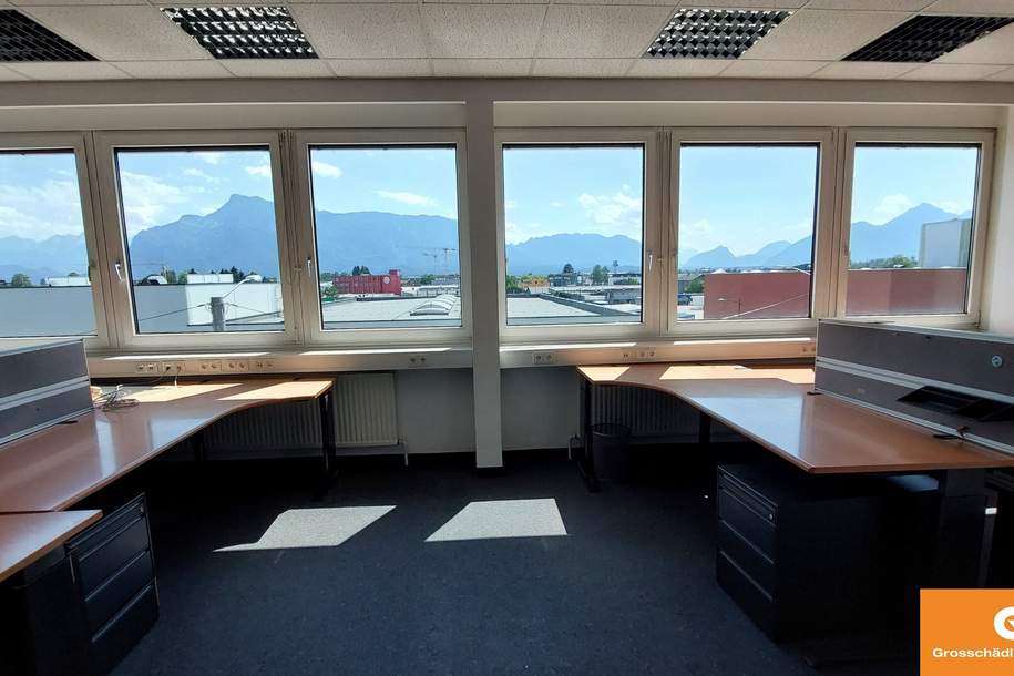 Büroetage mit Panoramablick in Salzburg Maxglan mieten, Gewerbeobjekt-miete, 1.600,00,€, 5020 Salzburg(Stadt)