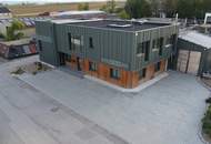 top ausgestattetes Betriebsobjekt mit beheizter Produktionshalle, klimatisierte Büros und Betriebsgelände zu vermieten