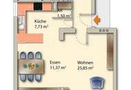 Traumhafte ruhige 4-Zimmer Wohnung mit Loggia in Urfahr