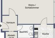 1-Zimmer-Wohnung im Grünen