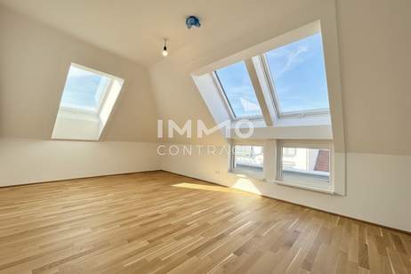 BEIM DONAUUFER: Klimatisierte 3-Zimmer-Dachgeschosswohnung mit sonnigem Glasbalkon, Wohnung-kauf, 259.500,€, 1210 Wien 22., Donaustadt