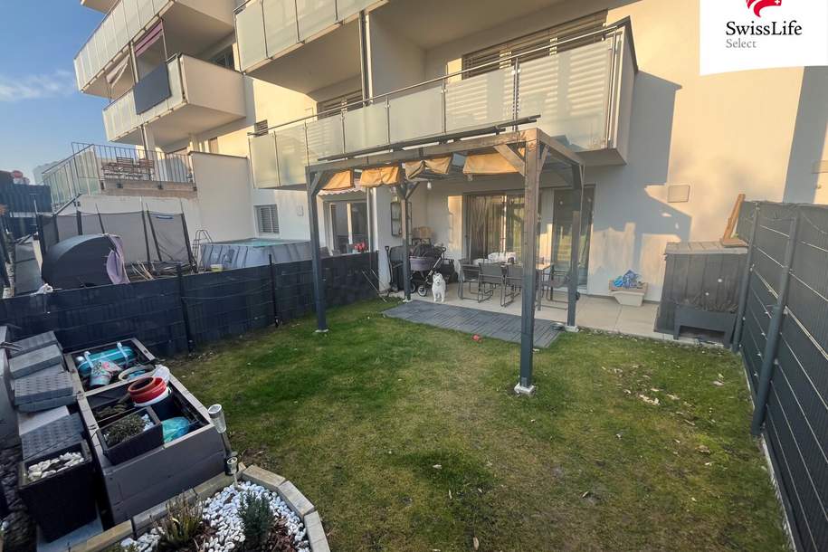 Modern &amp; gemütlich -- 3-Zimmer-Wohnung mit Garten, Garage &amp; Carport (BJ 2022), Wohnung-kauf, 299.000,€, 4493 Steyr-Land