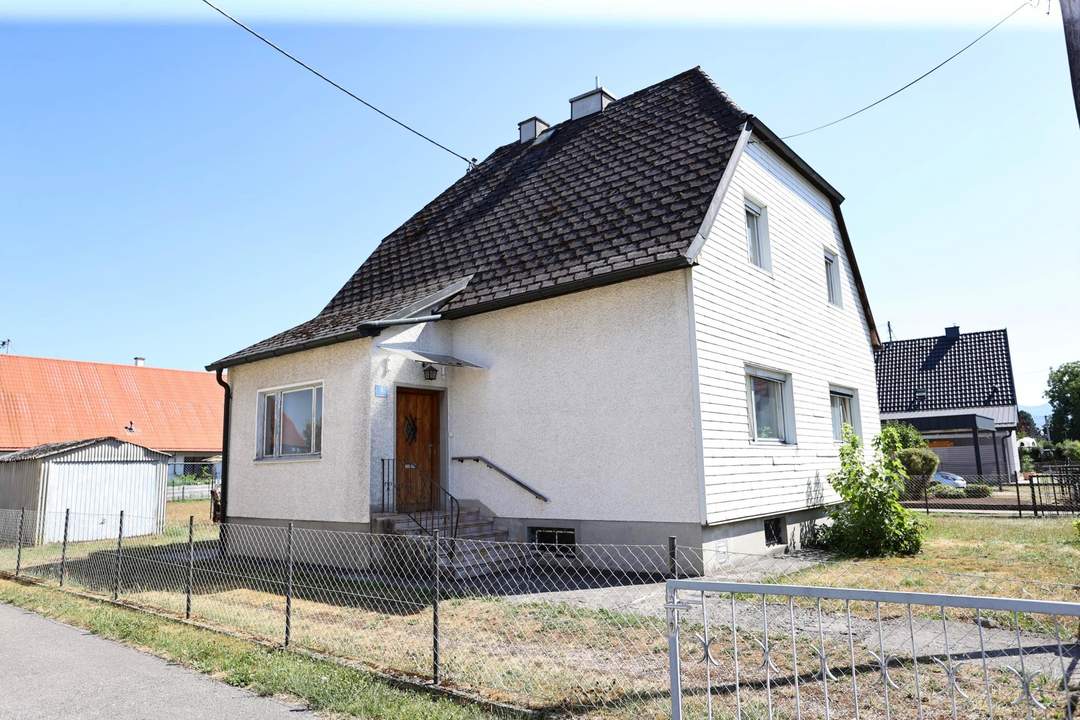 Einfamilienhaus in attraktiver Siedlungslage – ideal zum Modernisieren auf ebenem, sonnigem 727 m² Grundstück