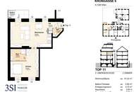 Stilvoll wohnen mit Grünblick – sanierter 2-Zimmer-Altbau mit Balkon in ruhiger Lage