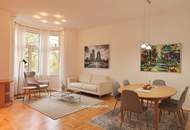 Nähe Hugo-Wolf-Park: Charmante Altbauwohnung mit Erker + Gegliederte Fassade + zentraler Grundriss + Familien- und WG-Geeignet