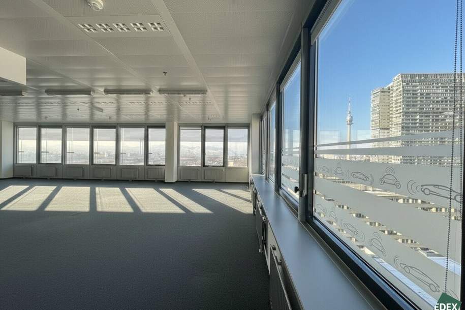 Attraktive Bürofläche mit Aussicht | Ares Tower, Gewerbeobjekt-miete, 7.176,31,€, 1220 Wien 22., Donaustadt