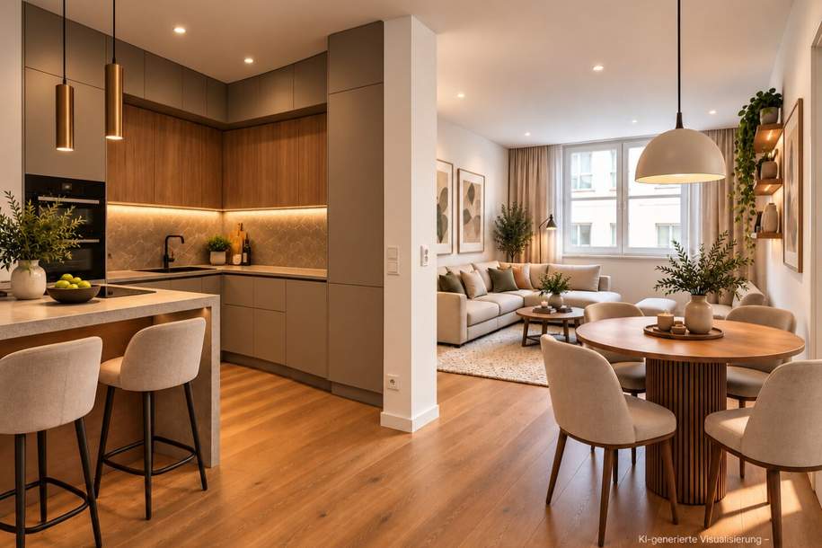 Stilvoll wohnen oder klug investieren – hochwertiger Erstbezug mit Balkon im Innenhof!, Wohnung-kauf, 469.000,€, 1020 Wien 2., Leopoldstadt
