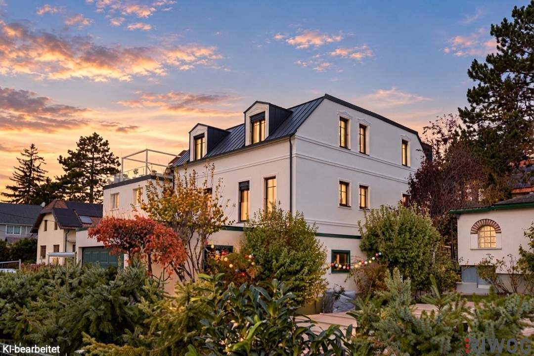 KLASSISCHE ELEGANZ. MODERNER LUXUS. | Exklusive Doppelhaushälften | Holzmassiv | Raumhöhen bis ca. 3 m | 7 Zimmer | Luftwärmepumpe, Wohnraumlüftung & Klima | Dachterrassen-Option | PKW-Stellplatz