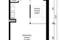 HOCHWERTIGE 2 - ZIMMER WOHNUNG MIT FREIFLÄCHE / NÄHE U3/U6 WESTBAHNHOF