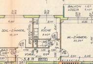 Sehr gut geschnittene Zweizimmer-Wohnung mit Balkon und Garagenplatz - Zentrale, ruhige Lage