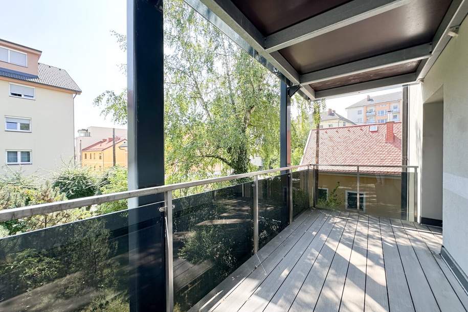 +++Balkon mit Gartenblick+++ 2,5-Zimmer-Wohnung in super Lage nahe der Mur, Wohnung-miete, 834,83,€, 8020 Graz(Stadt)