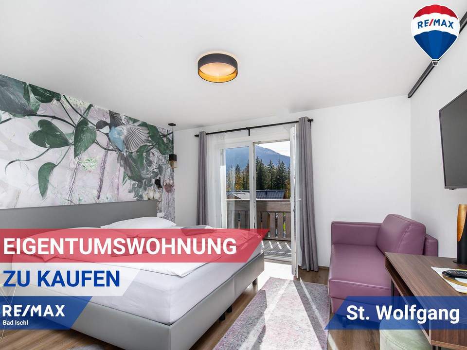 Einzigartige 2-Zimmer-Eigentumswohnung mit Blick auf den Wolfgangsee – vollständig renoviert und modern ausgestattet