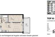 TOPLAGE und ERSTBEZUG: Hofseitige, moderne 2-Zimmerwohnung mit Balkon! Besichtigung ab Ende Jänner/Anfang Februar 2025 - Vormerkung schon jetzt möglich!