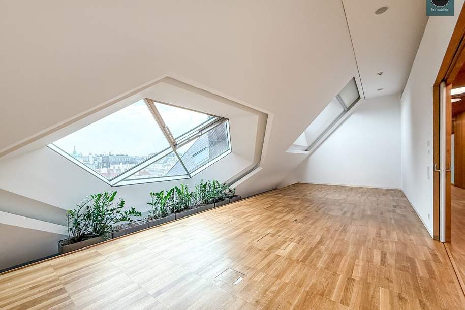 Toplage! Repräsentative Büroflächen im DG eines Palais an Topadresse nahe Freyung & Herrengasse! Klimatisiert!, Gewerbeobjekt-miete, 4.598,56,€, 1010 Wien 1., Innere Stadt