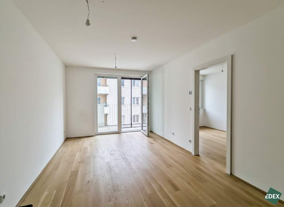 Wohnen mit 10m² Terrasse: Schöne 2-Zimmer-Wohnung nahe der U1!