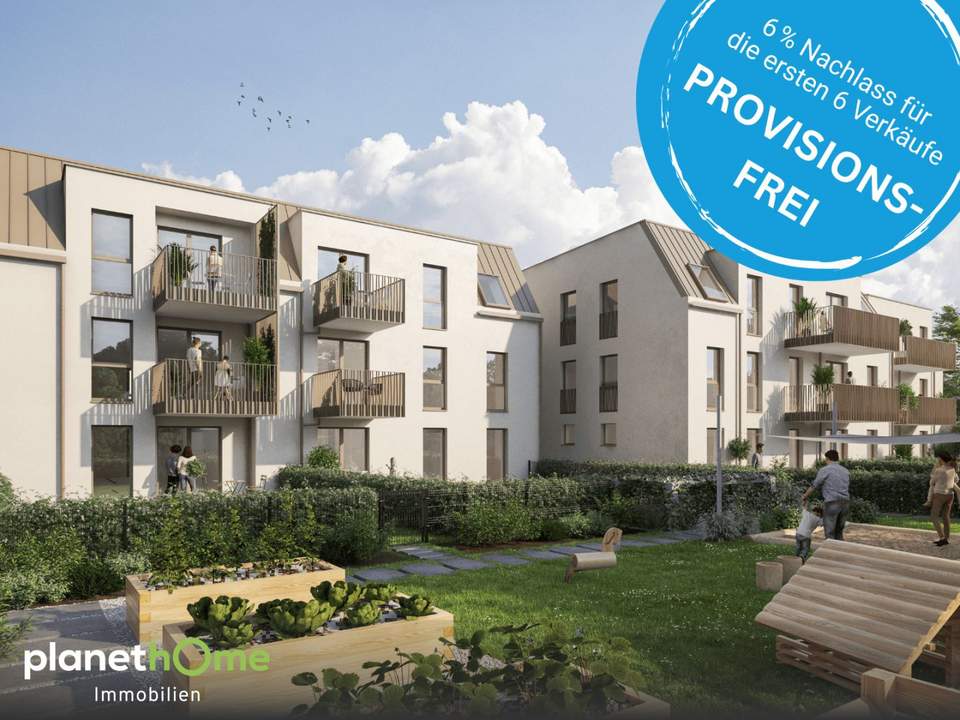 Provisionsfreie Gartenwohnung