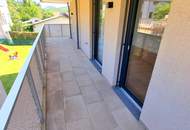 Zwischen Großstadt und Grashalm. Riesenbalkon / Riesenfreude! TOP Neubauwohnung mit viel Freiraum! Traumhafte Rundum-Terrasse + Ideale Raumaufteilung + Grün wohin das Auge reicht + Luftwärmepumpe!