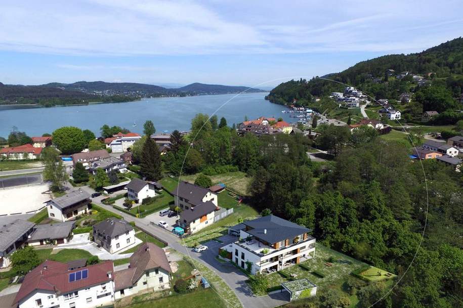 GREEN &amp; LAKE - Reifnitz am Wörthersee! Exklusive Neubau-Gartenwohnung in unmittelbarer Seenähe, Wohnung-kauf, 391.000,€, 9081 Klagenfurt Land