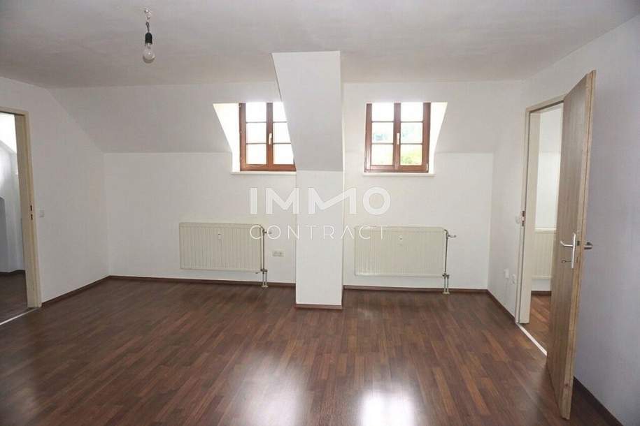 55,78m² DG- Wohnung teilsaniert ( Warmmiete) - in Steyr / Fabrikinsel, Wohnung-miete, 674,09,€, 4400 Steyr(Stadt)