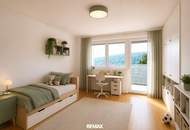 Traumhafter Fernblick ins Grüne: DG-Wohnung mit 3 Terrassen