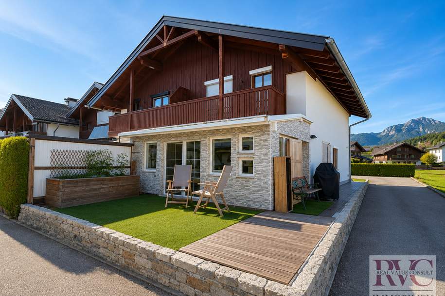 Eckreihenhaus mit unverbautem Drachenwandblick mitten im Ort, Haus-kauf, 575.000,€, 5303 Salzburg-Umgebung