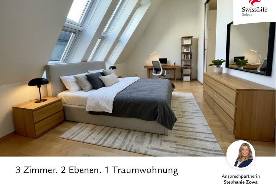 Ruhig. Stylisch. Besonders. – Wohnen über den Dächern von Wien 12, Wohnung-kauf, 478.000,€, 1120 Wien 12., Meidling