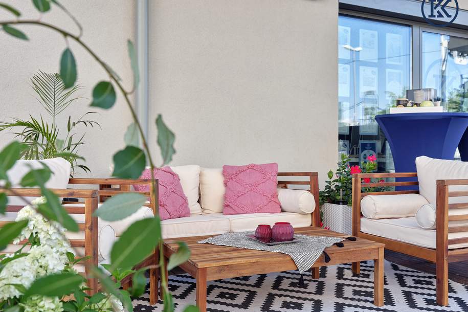 Lokal mit Garten &amp; 2 Stellplätzen in der Garage, Gewerbeobjekt-kauf, 420.000,€, 1220 Wien 22., Donaustadt