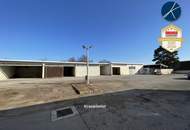 Firmensitz / Betriebsobjekt mit 320m² Büros, 400m² Hallen/Garagen &amp; 750m² Lagerplatz