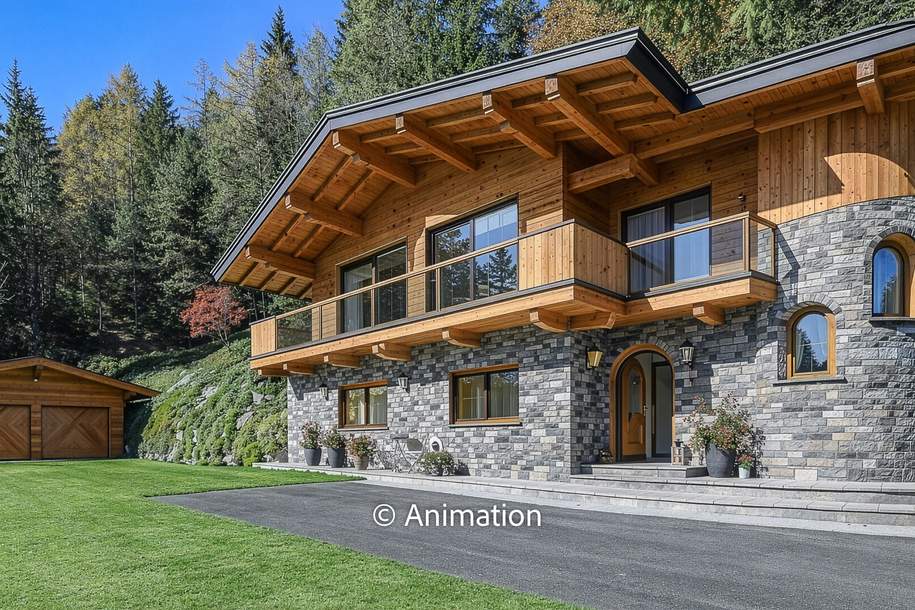 Anwesen in einzigartiger Toplage mit unverbautem Panoramablick, Haus-kauf, 1.390.000,€, 6384 Kitzbühel