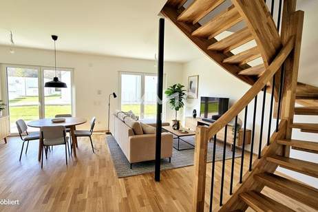 Traumhafte Doppelhaushälfte auf Eckgrundstück in Stob - Mietkaufoption, Haus-miete, 926,54,€, 7344 Oberpullendorf